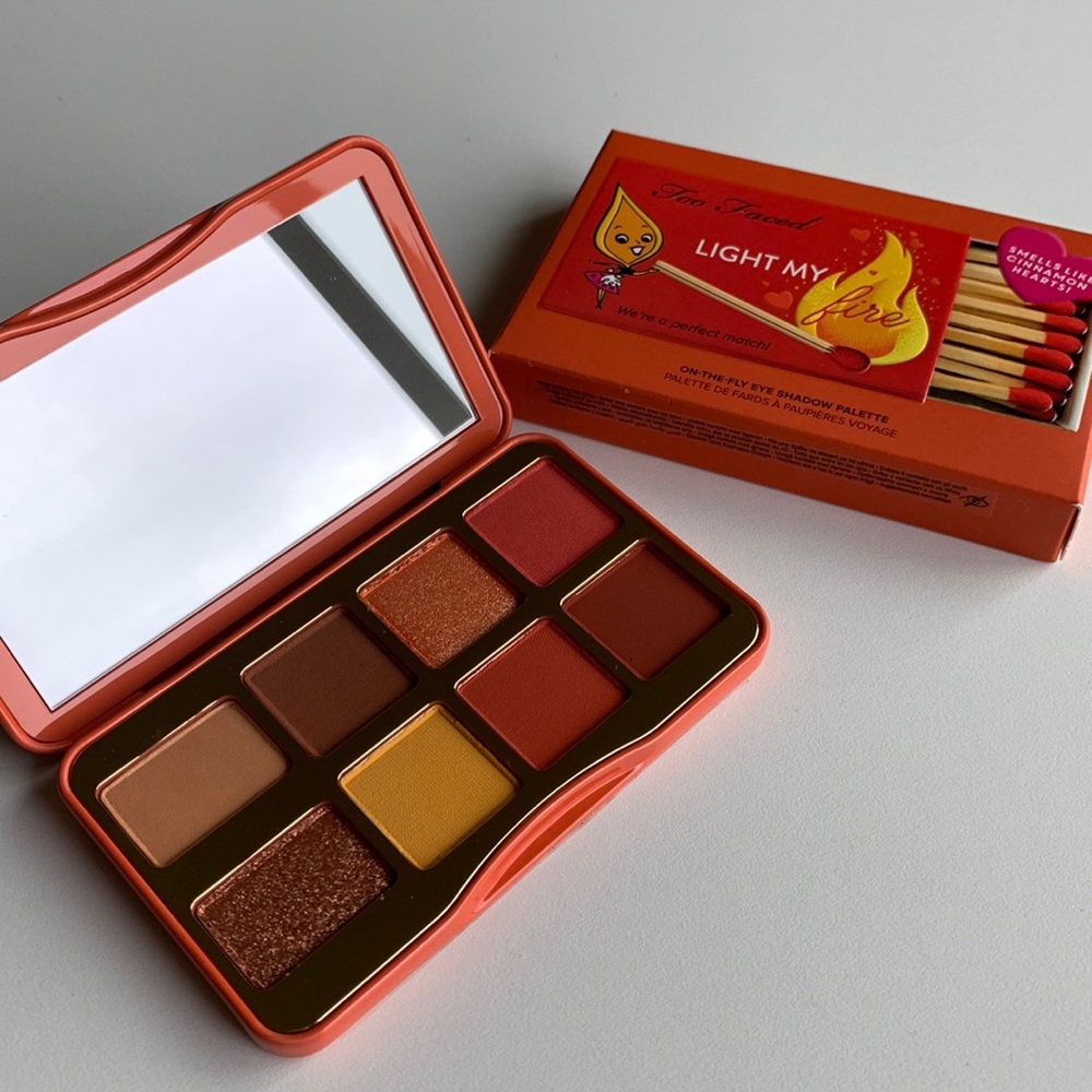 NIB Too Faced “Light My Fire” on-the-fly Eyeshadow Palette
